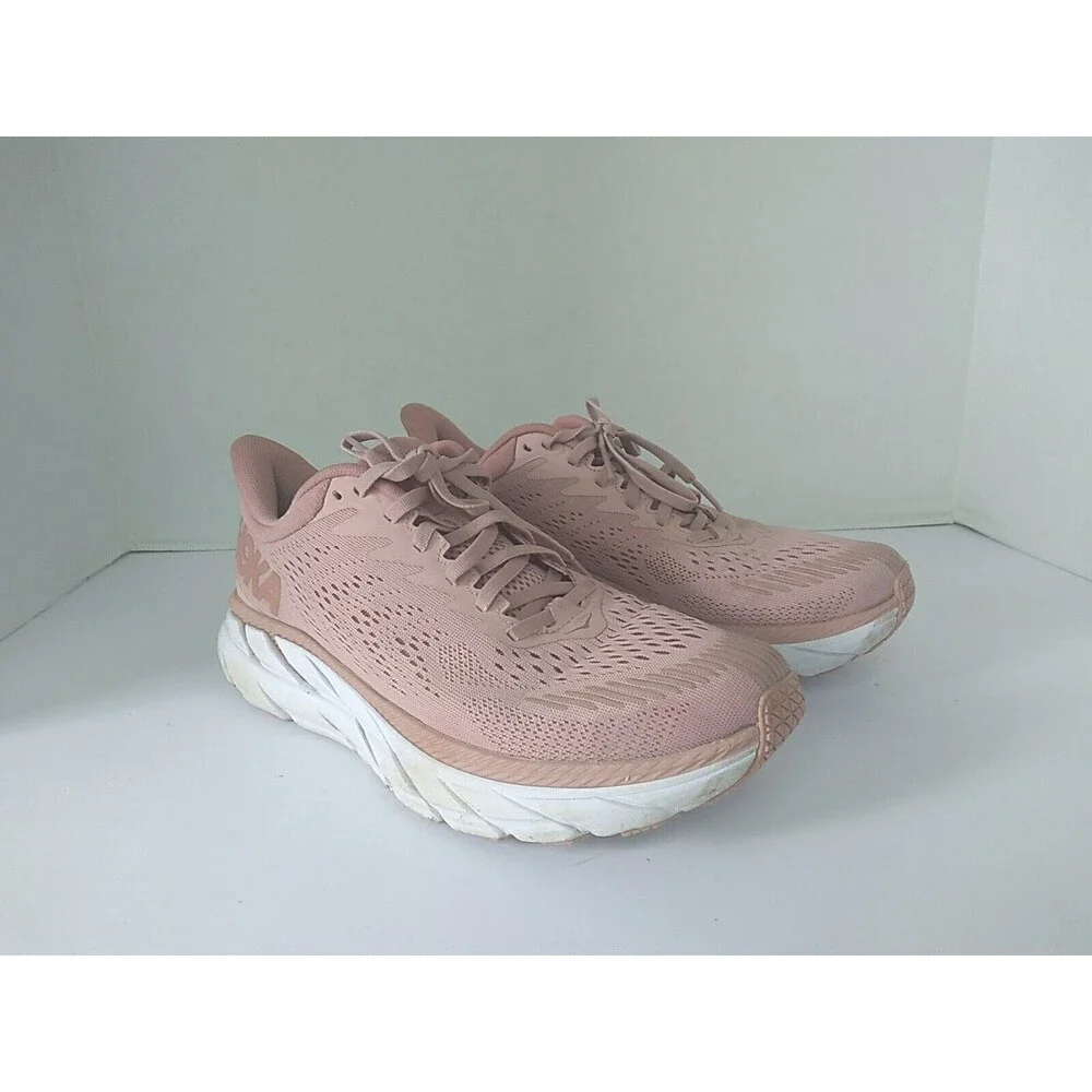Hoka Clifton Running‎ Shoes Cushioned Athletic Sneakers Comfort Pink Size